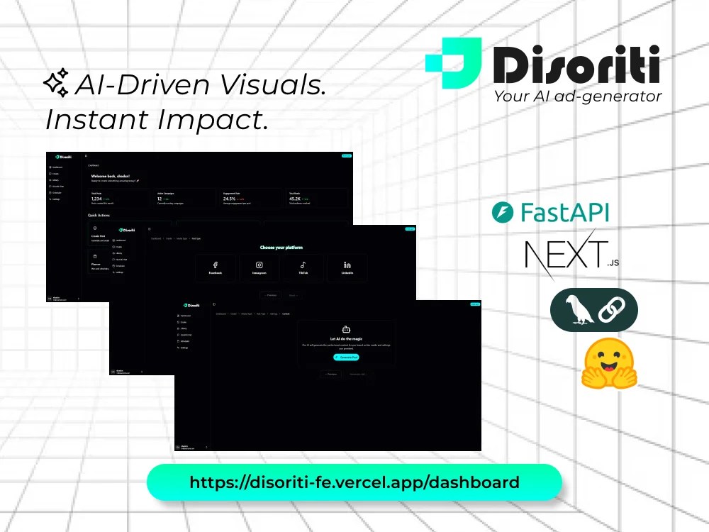 Disoriti - Your AI ad generator screenshot 1