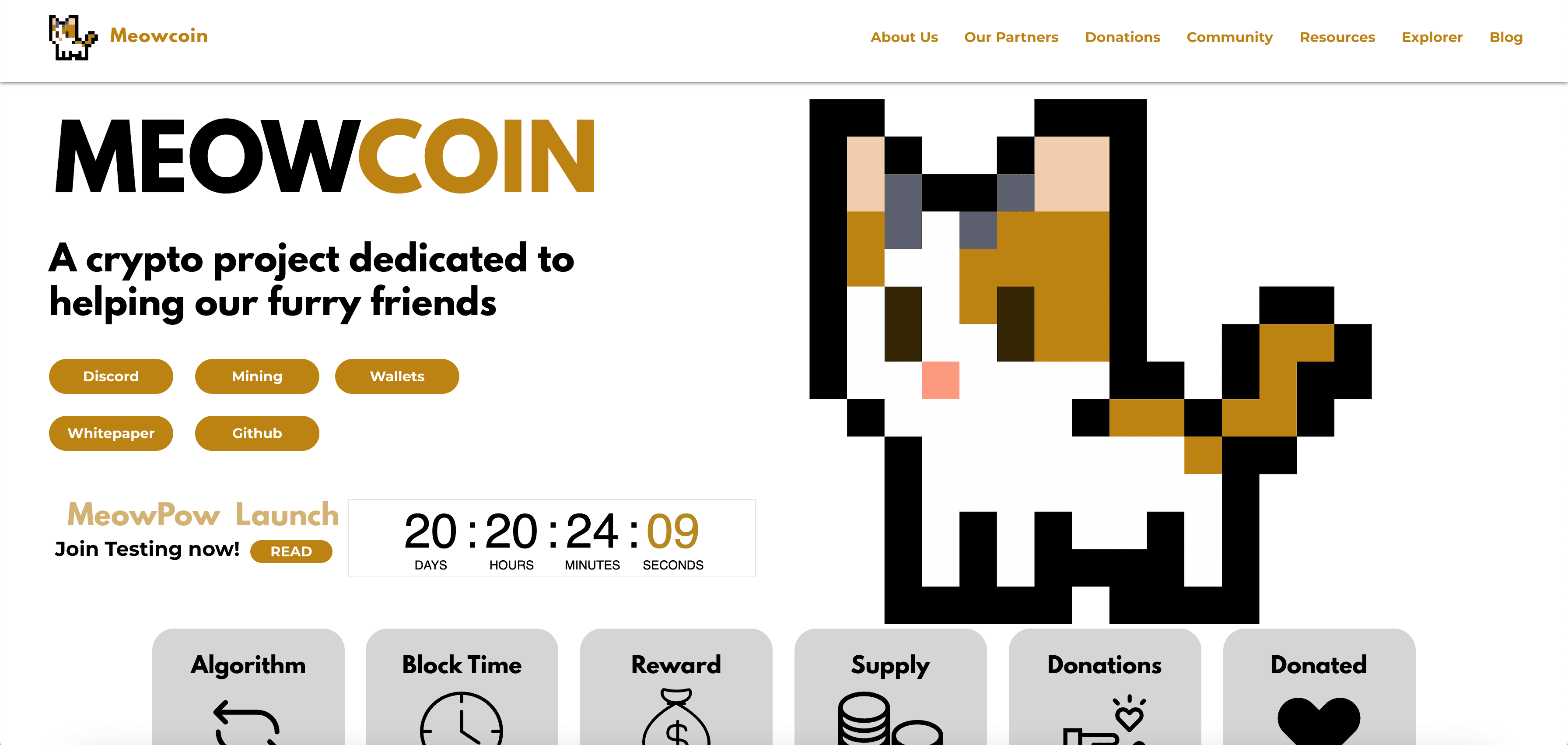 Meowcoin Cryptocurrency screenshot 1